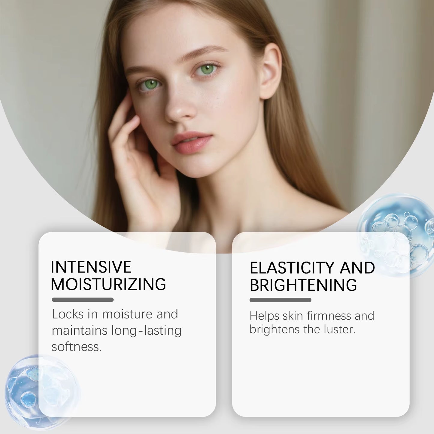 Deep Collagen Power Boost Serum Cream for Face – Korean Glass Skin Anti-Aging, Firming & Hydrating Treatment