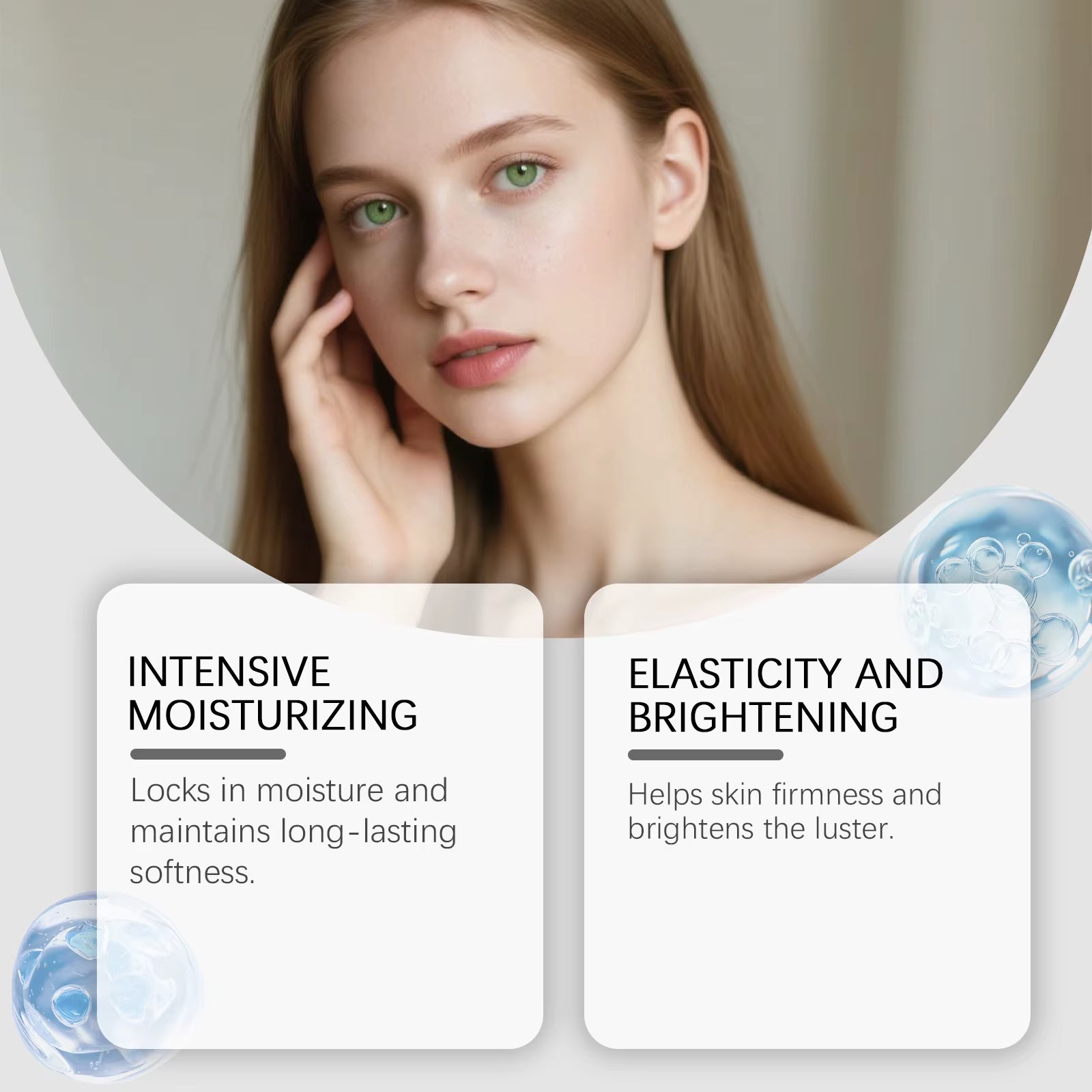 Deep Collagen Power Boost Serum Cream for Face – Korean Glass Skin Anti-Aging, Firming & Hydrating Treatment